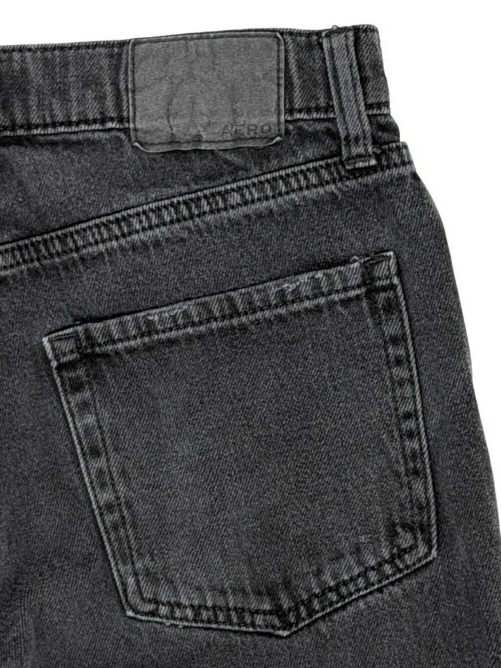 Aeropostale Black Distressed Mom Jeans High-Rise Boyfriend Style 4| Indie Sleaze - Picture 11 of 14
